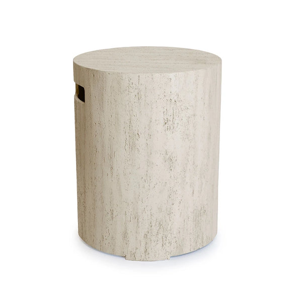 Kryt na plynovou láhev Round Travertine