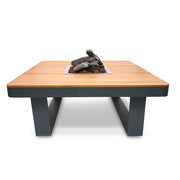 Horizon 95 Smokey Anthracite – čtvercový plynový ohniště stůl