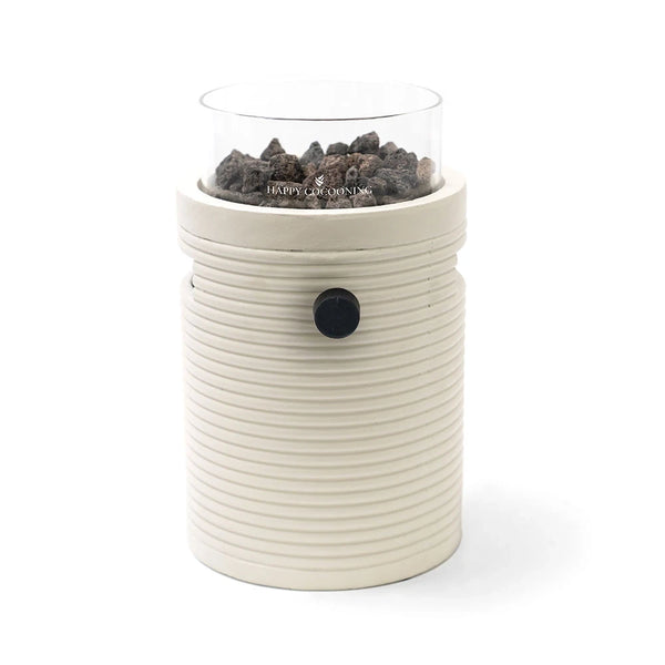 Lumi Groove Oyster Beige – stolní plynový krb