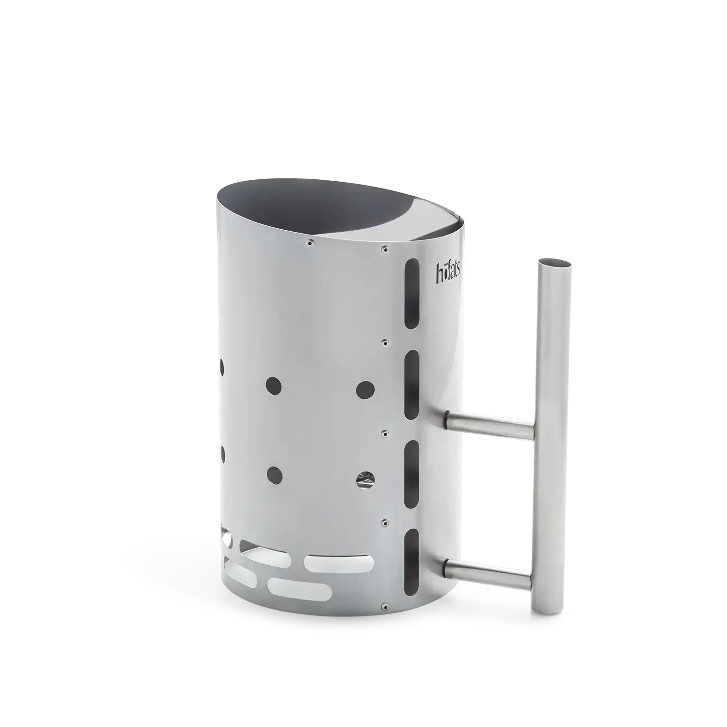 BBQ starter made of stainless steel, designed for quick and efficient ignition.