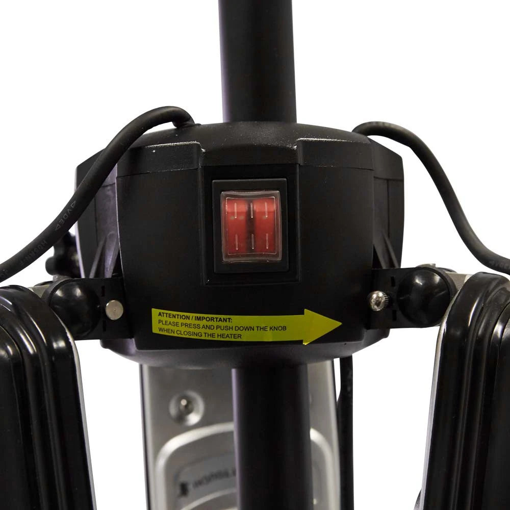 Topidlo na slunečník model 650-1300-2000 W, černé