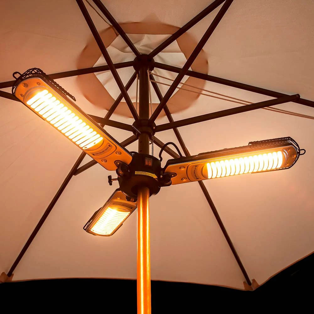 Topidlo na slunečník model 650-1300-2000 W, černé