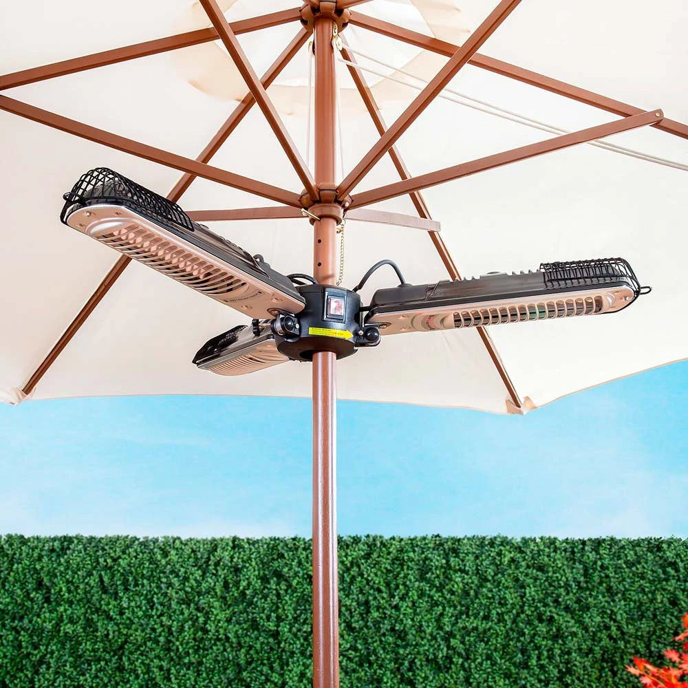 Topidlo na slunečník model 650-1300-2000 W, černé