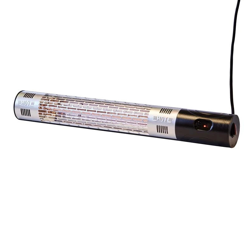 Terasový ohřívač nástěnný 1500 W, černý ovladač