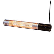 Terasový ohřívač nástěnný 1500 W, černý ovladač