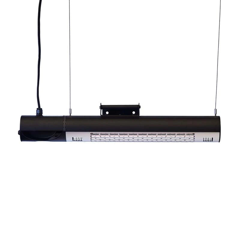 Terasový ohřívač nástěnný 1500 W, černý ovladač