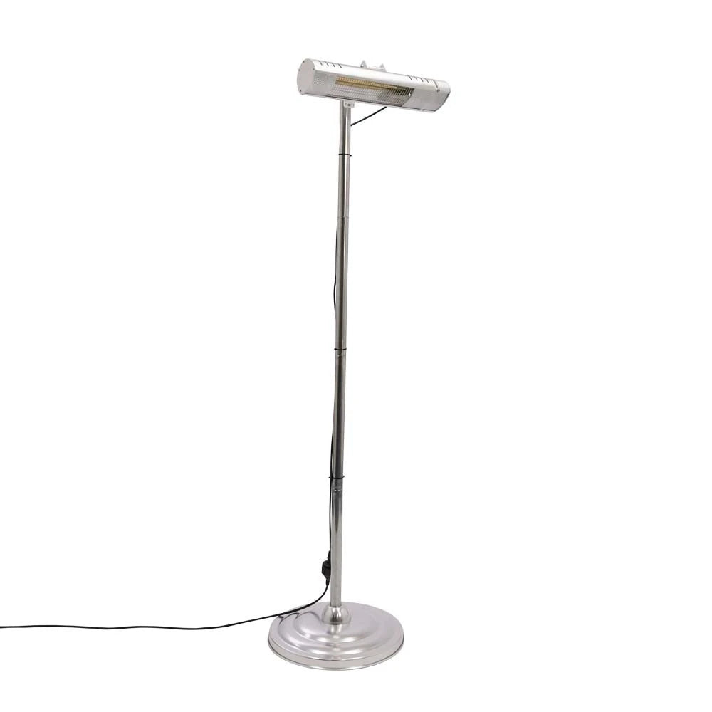 Stojací terasový ohřívač 1500 W, GT, stříbrný