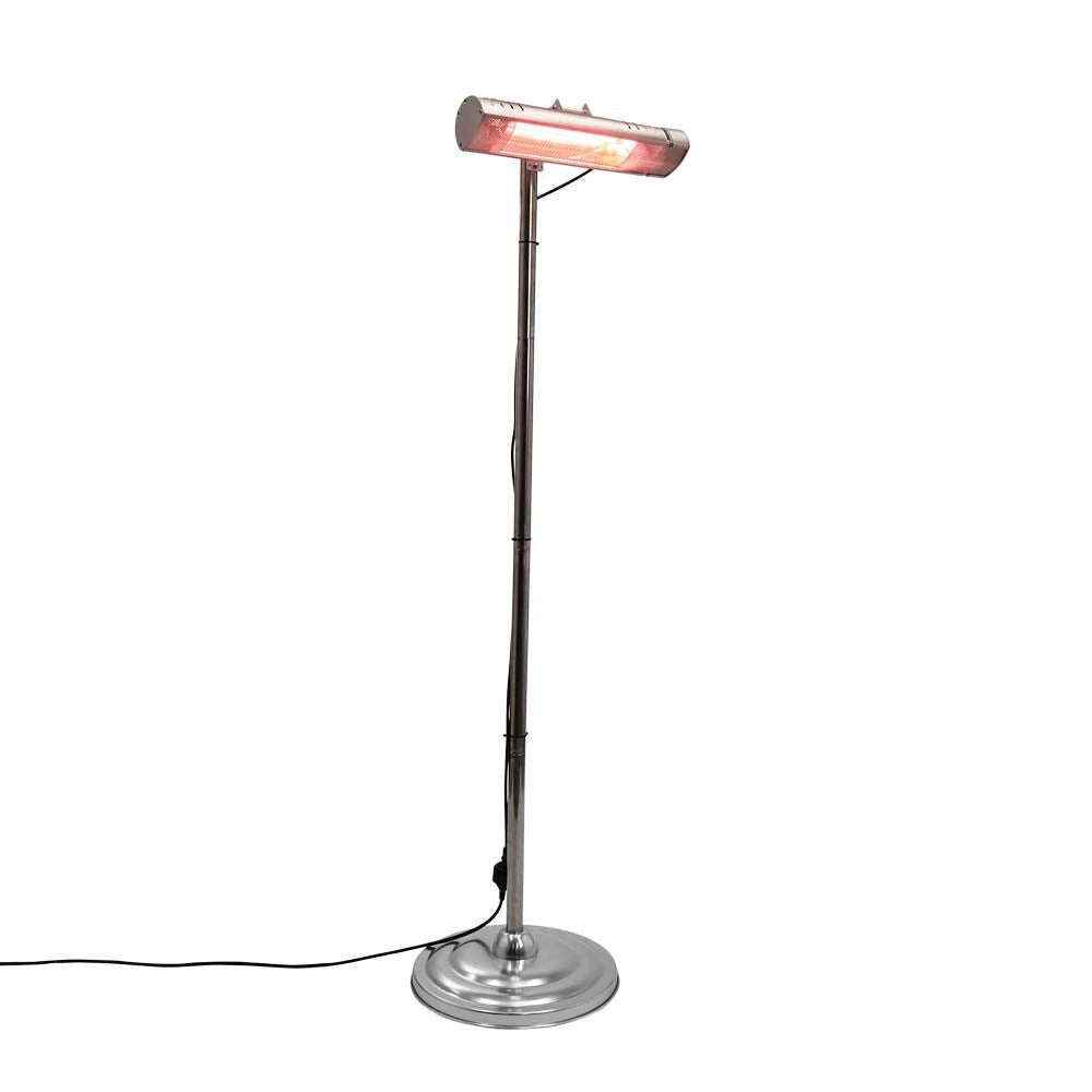 Stojací terasový ohřívač 1500 W, GT, stříbrný