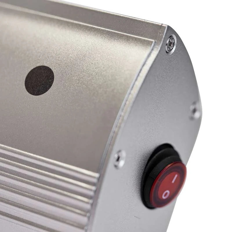 Nástěnné terasové topidlo 500-1000-1500 W, stříbrné