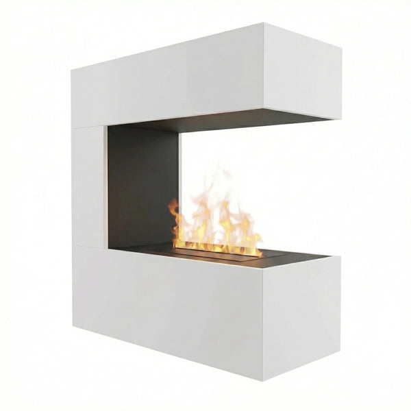 Schiller Wall White - OMC 400 | nástěnný krb na vodní páru