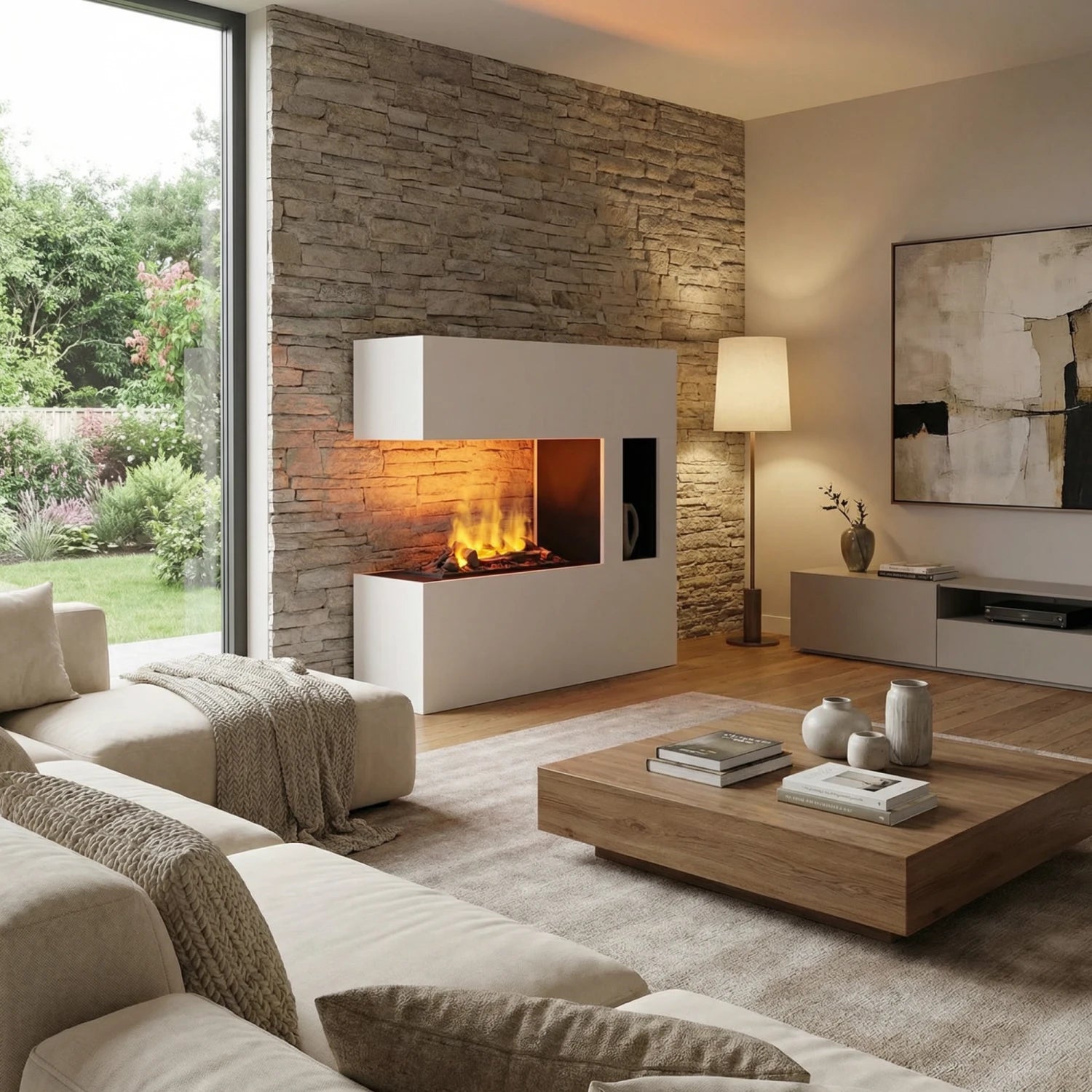Schiller Pocket White - OMC 600 | volně stojící krb na vodní páru