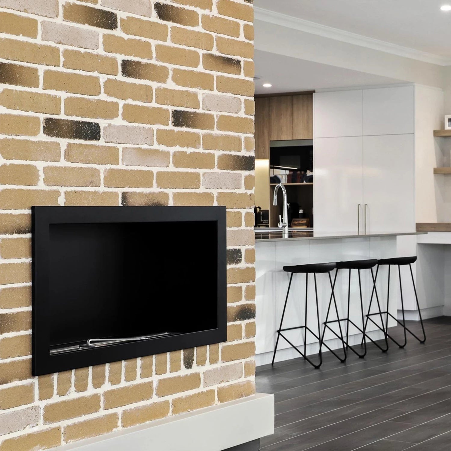 Icon Fires Slimline Firebox SFB1350 - černý
