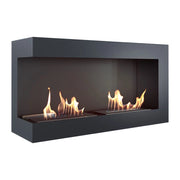 Rohový bio krb 90 cm (levý)