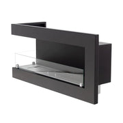 Rohový krb 85 cm – levý