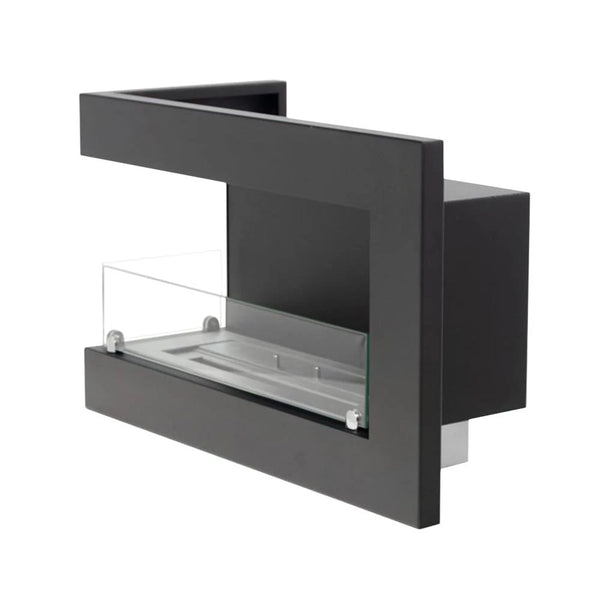 Rohový krb 65 cm - levý