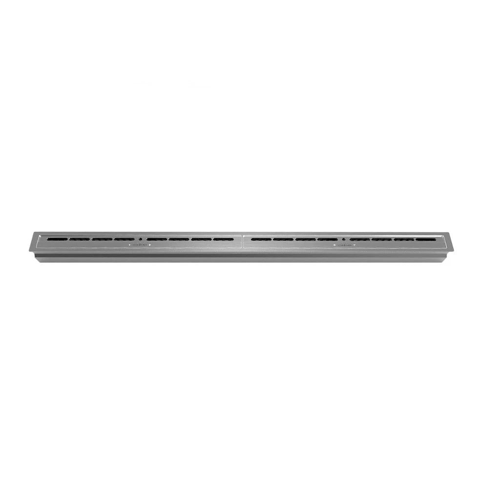 Icon Fires Nero 1750 Wall Fire - broušená ocel