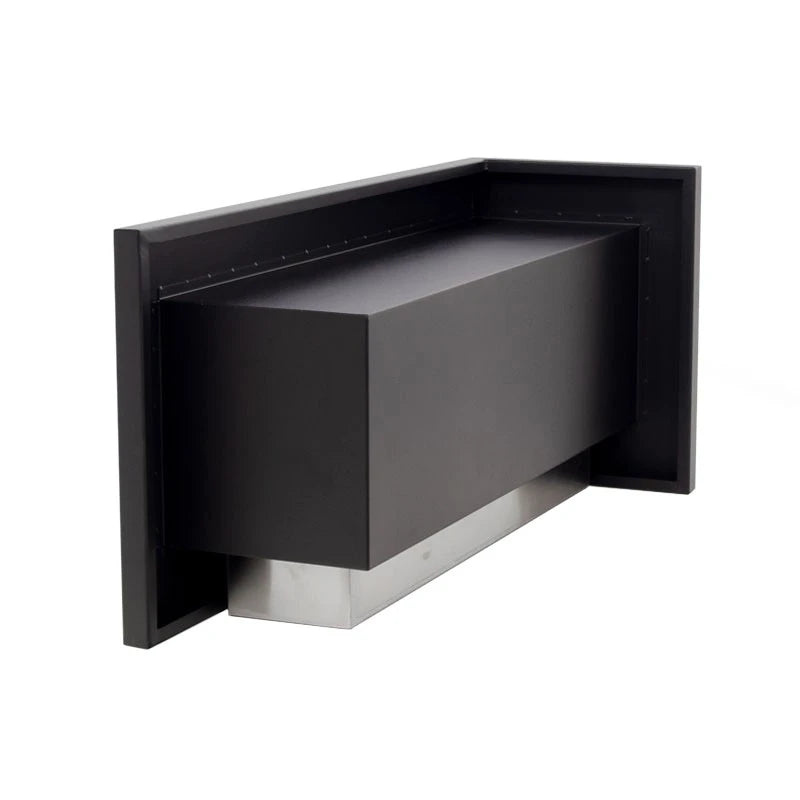 Rohový krb 85 cm – levý