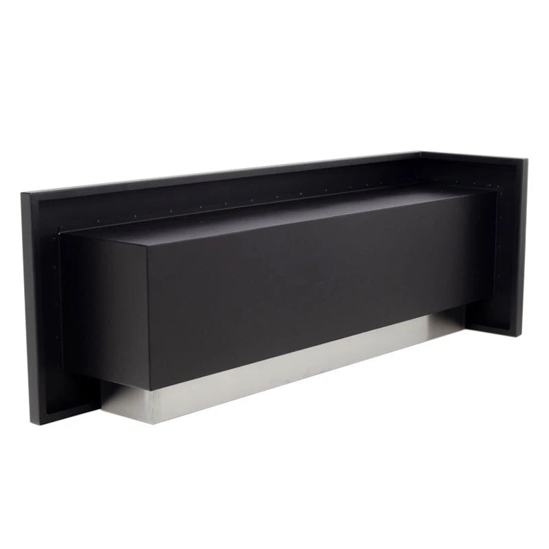 Rohový krb 115 cm - levý