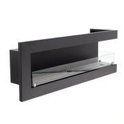 Rohový krb 115 cm – pravý