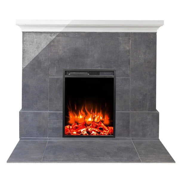 LED Classic vestavěný elektrický krb - 45 cm