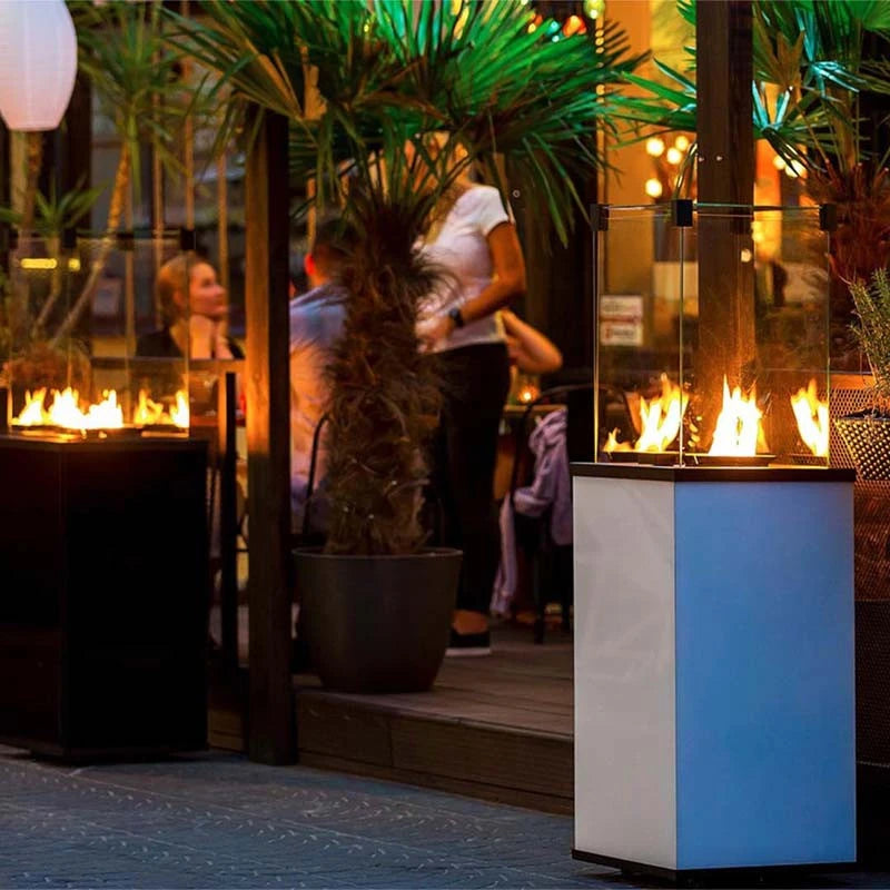 Deluxe Patio dálkově ovládaný ohřívač – bílý
