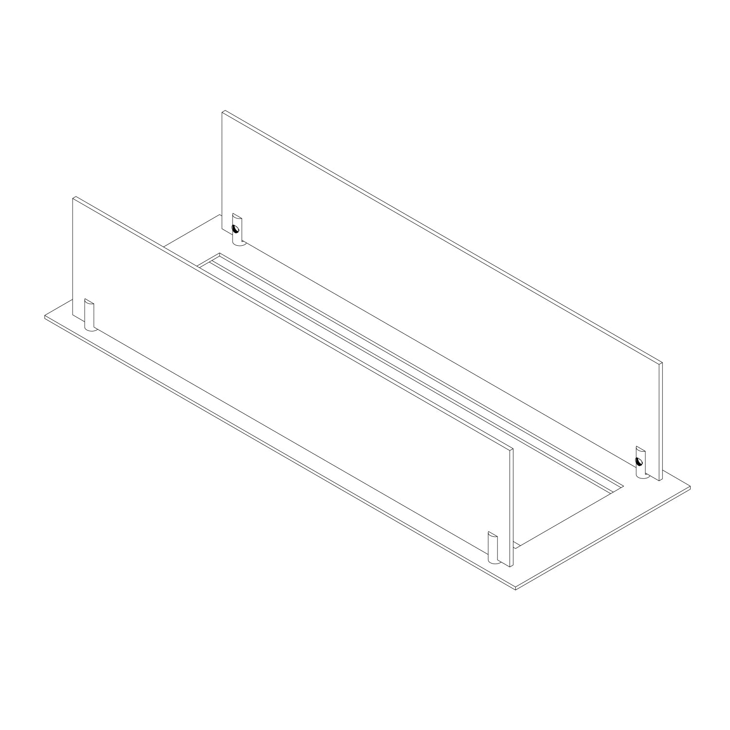 Vestavěný profil - 60 cm
