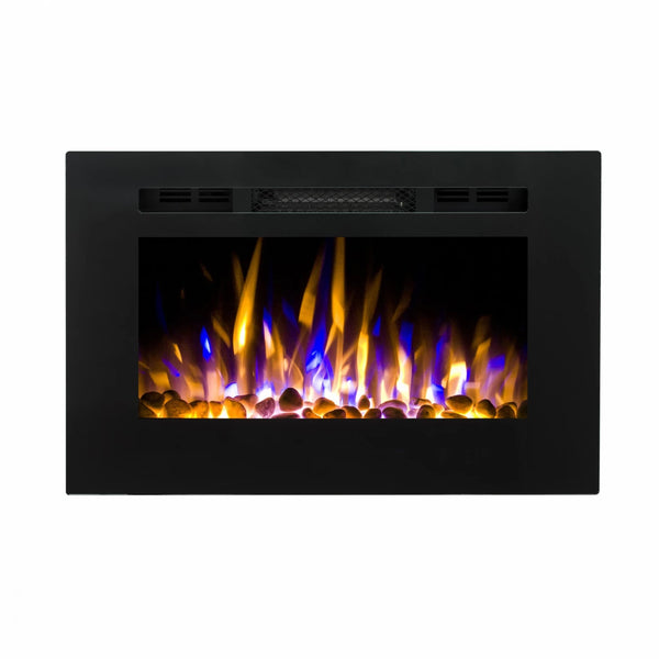 LED Pro vestavěný elektrický krb – 66 cm