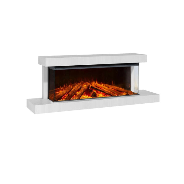 Lumen 1200 nástěnný elektrický krb – křída