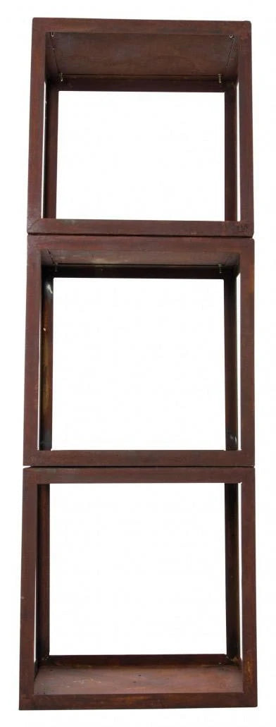 Box na dřevo z cortenové oceli – 50 cm
