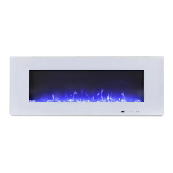 Azurite elektrický krb – bílý – 127 cm
