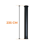 Toronto roura 195 cm – celková délka 235 cm