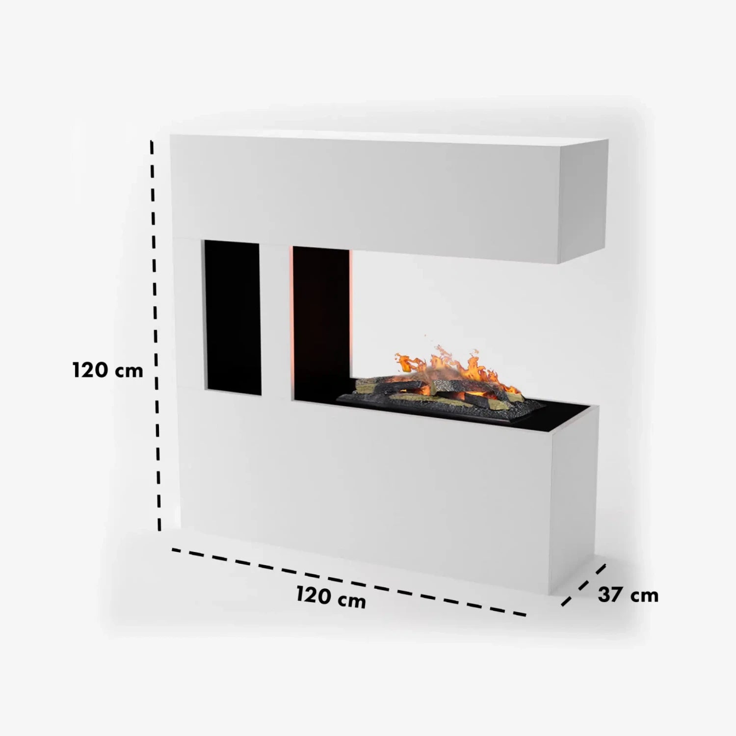 Schiller Pocket White - OMC 600 | volně stojící krb na vodní páru