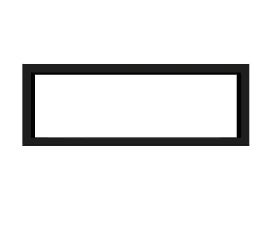 Icon Slimline Firebox FBDS1650 černý