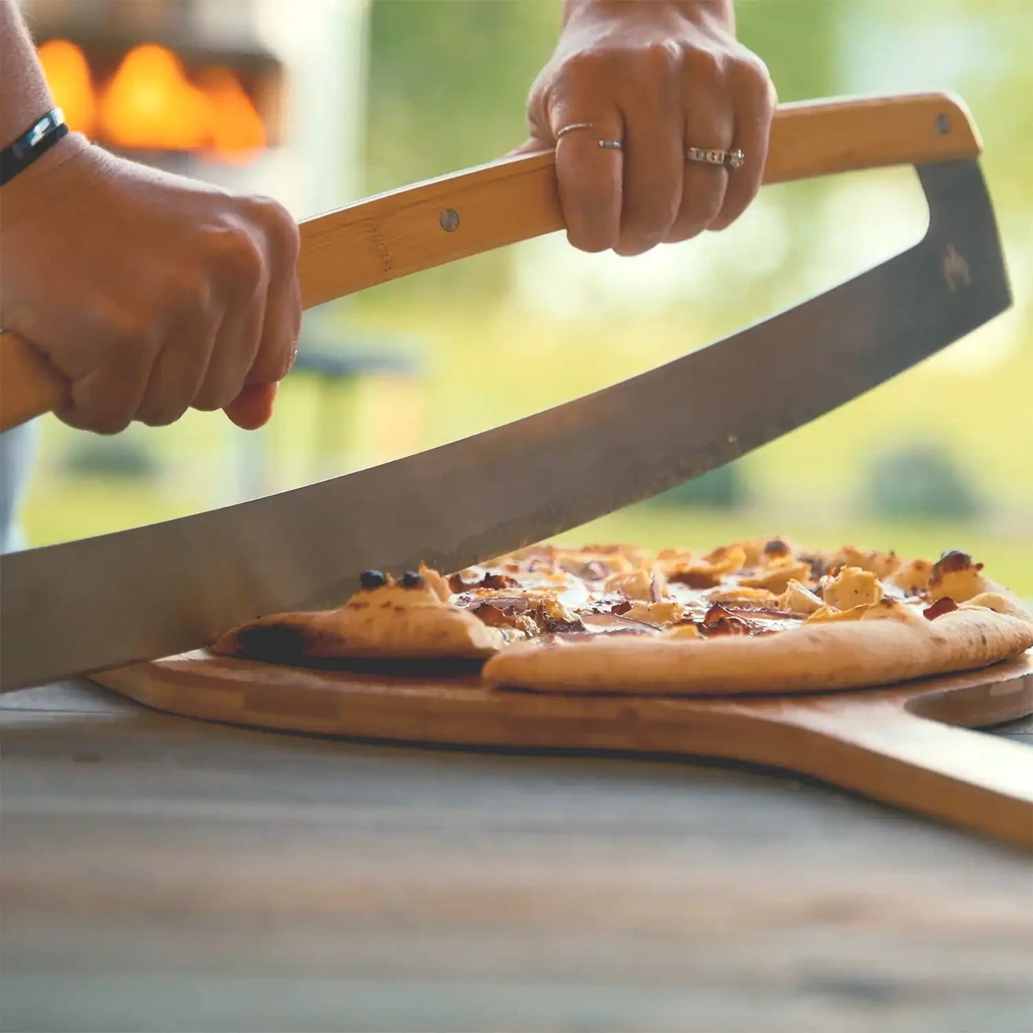 Kráječ na pizzu - čepel z nerezové oceli