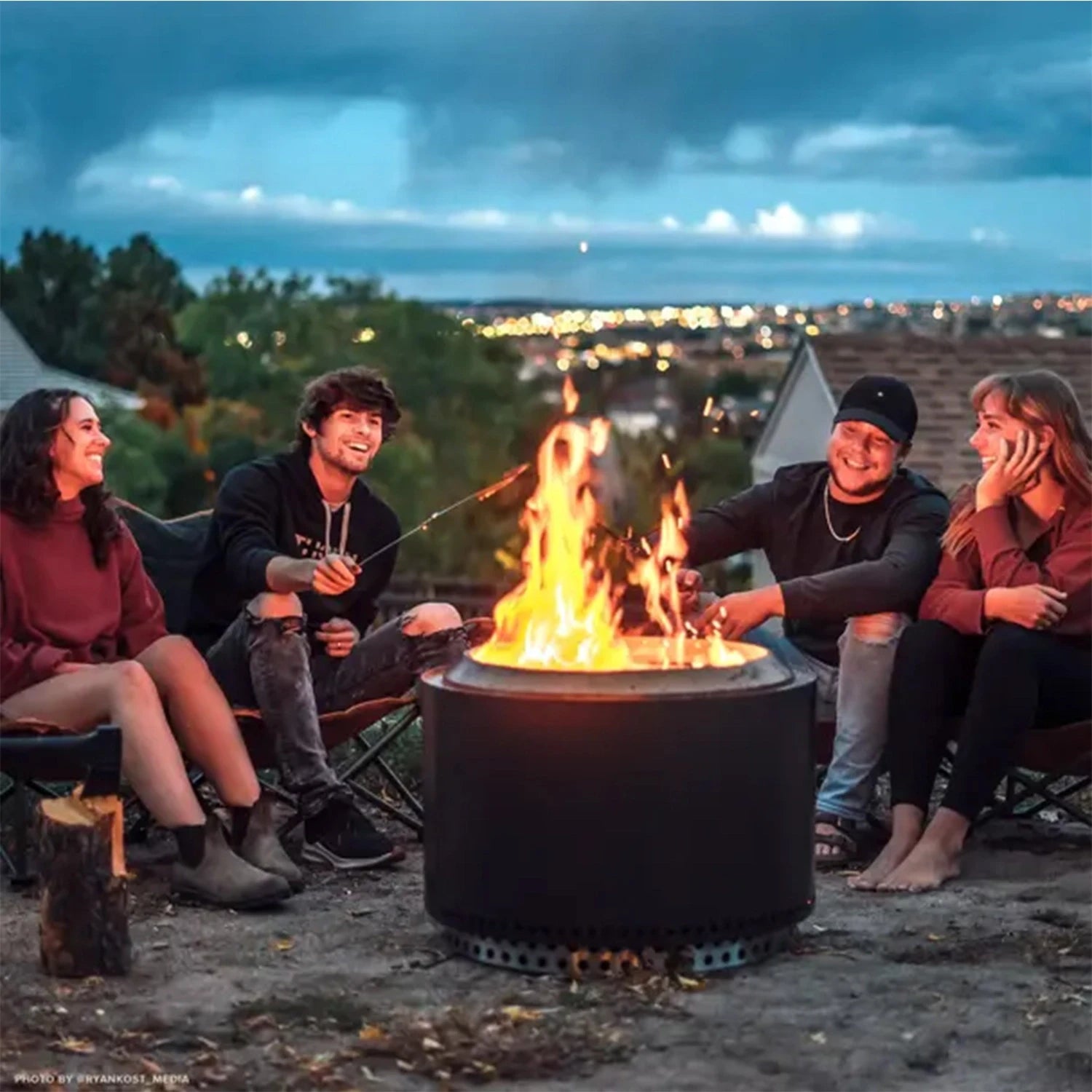 Yukon + Stand 2.0 bezkouřové ohniště – popel