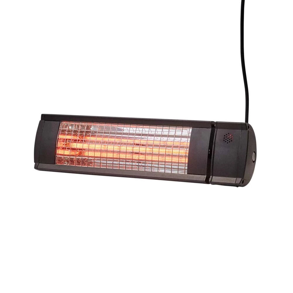 Terasový ohřívač Heat1 Eco High-line 1500W v černé barvě