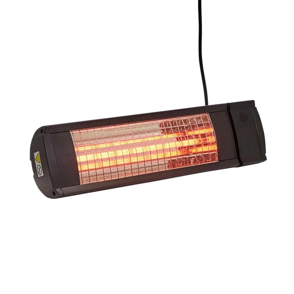 Terasový ohřívač Heat1 Eco High-line 1500W v černé barvě