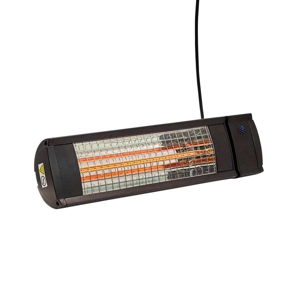 Terasový ohřívač Heat1 Eco High-line 1500W v černé barvě