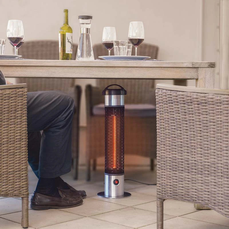 Terasa ohřívač podstolový model 1200 W stříbrný