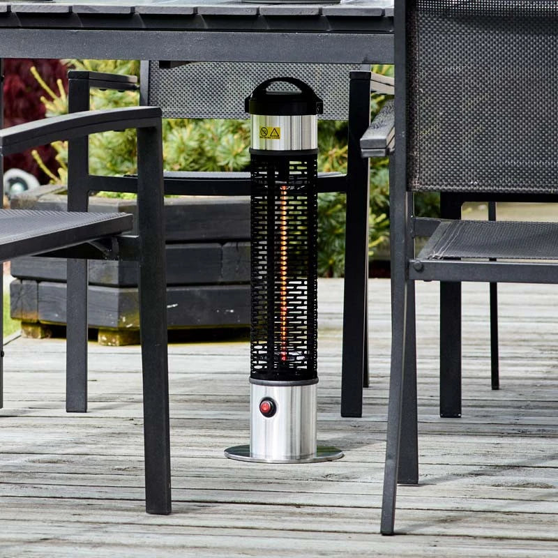Terasa ohřívač podstolový model 1200 W stříbrný