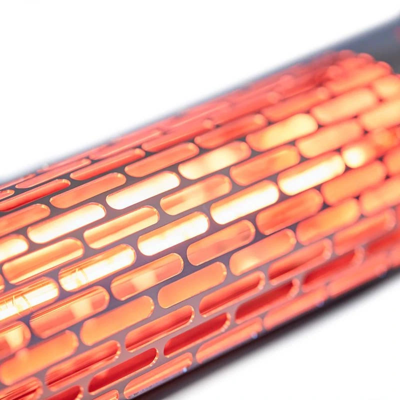 Zahradní ohřívač na stěnu 1500 W, GT, černý