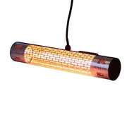 Zahradní ohřívač na stěnu 1500 W, GT, černý