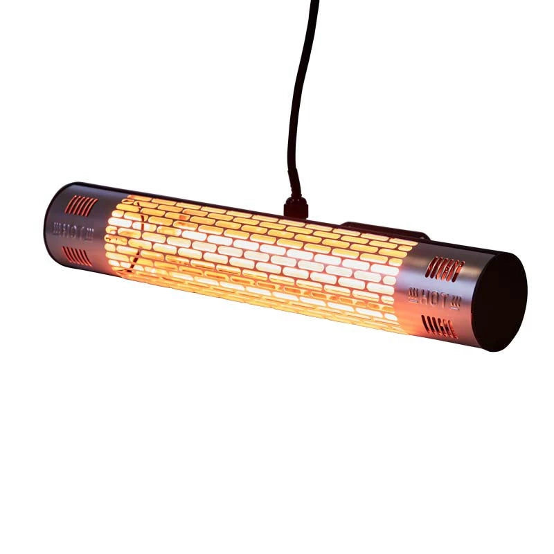 Zahradní ohřívač na stěnu 1500 W, GT, černý