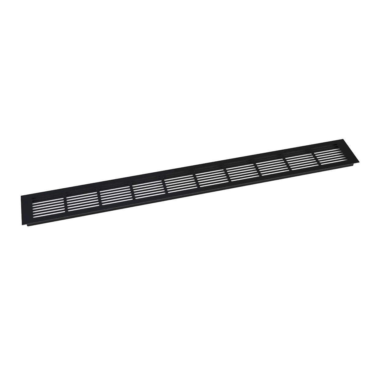 Černá ventilační mřížka – 100x11 cm – 420 cm²