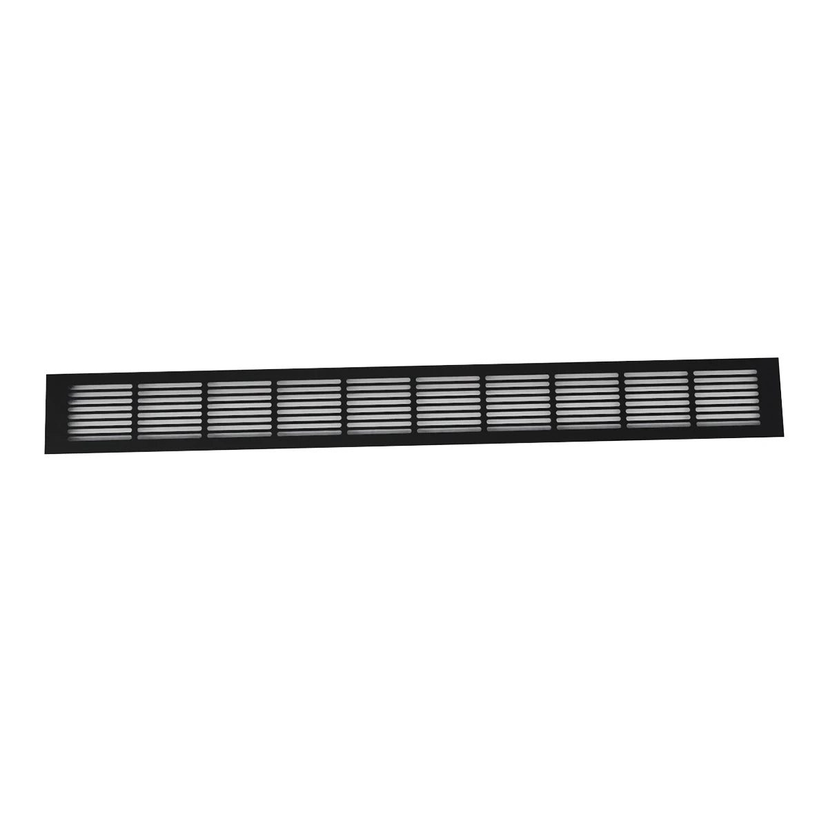 Černá ventilační mřížka – 100x11 cm – 420 cm²