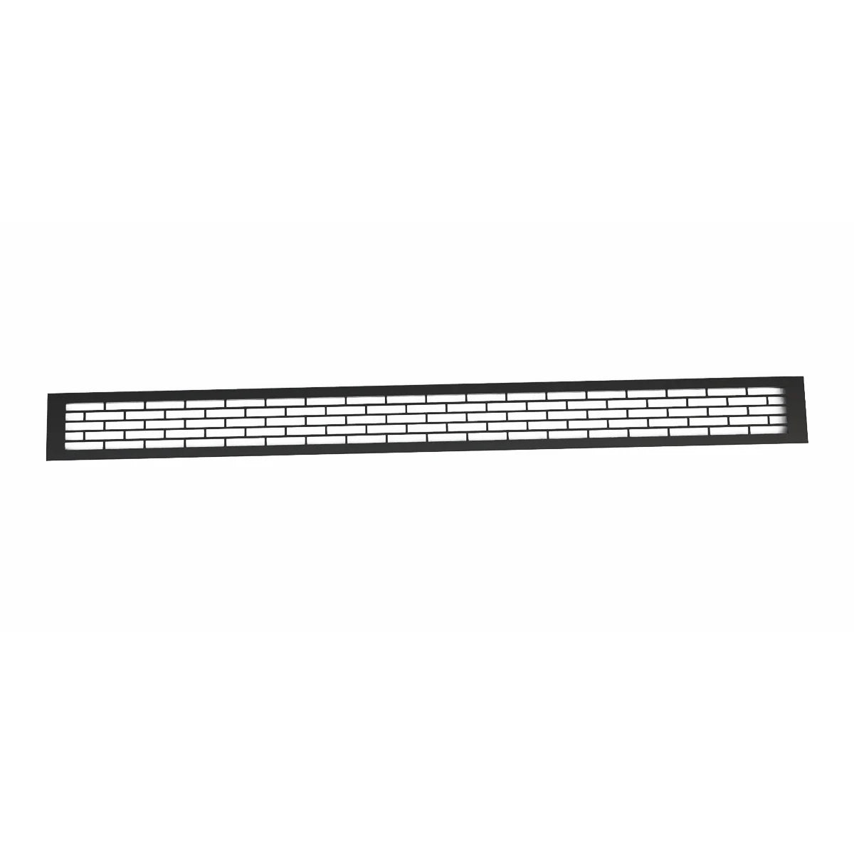 Ventilační mřížka černá - 100x9 cm - 450 cm²