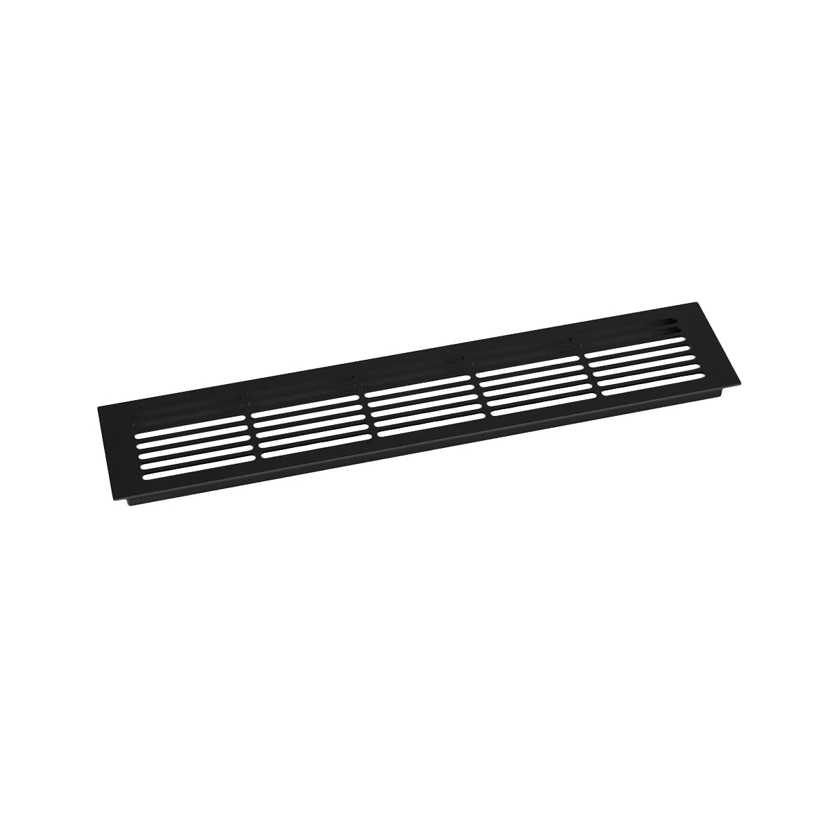 Ventilační mřížka černá - 50x10 cm - 214 cm²