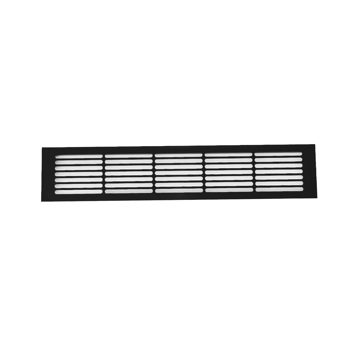 Ventilační mřížka černá - 50x10 cm - 214 cm²