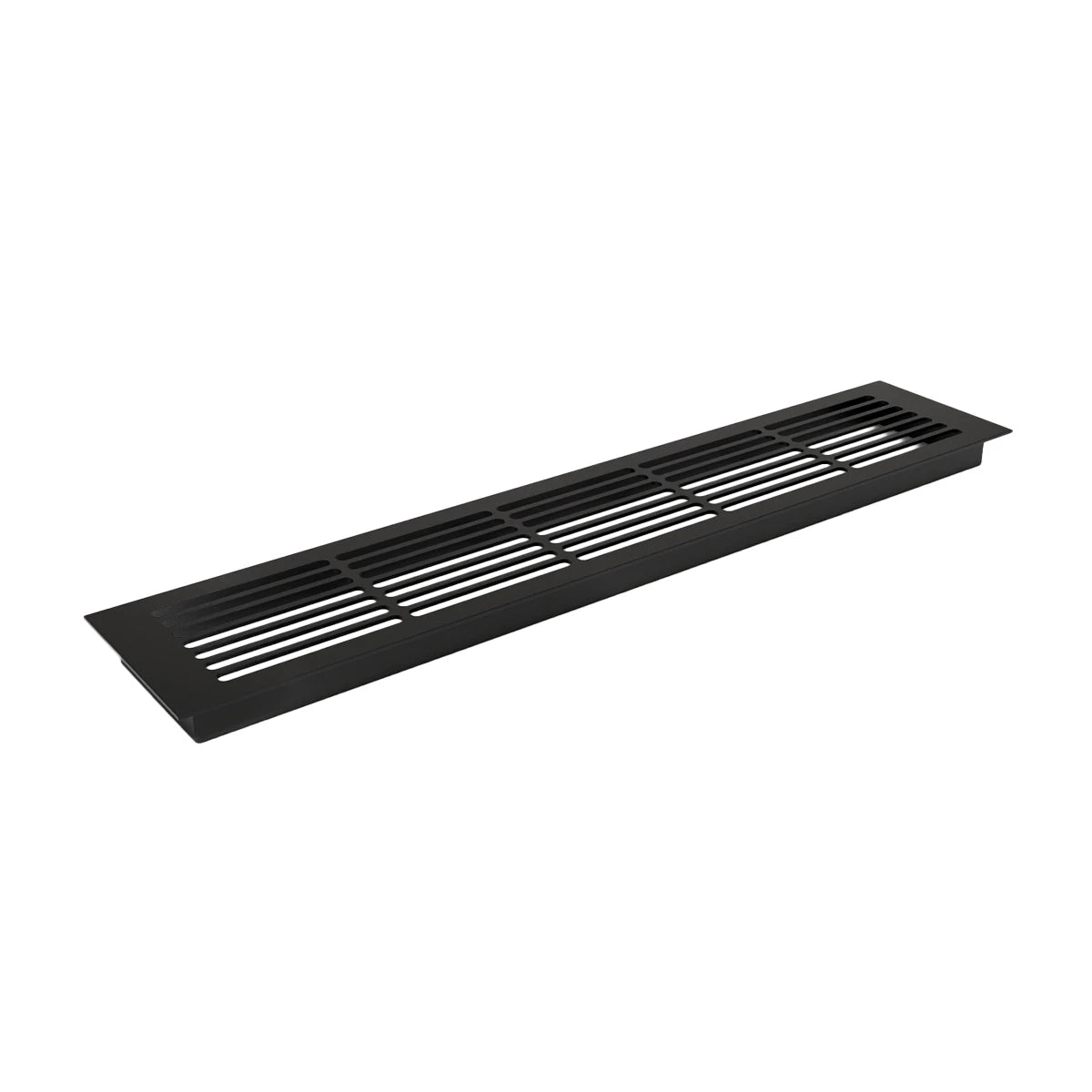Ventilační mřížka černá - 50x10 cm - 214 cm²