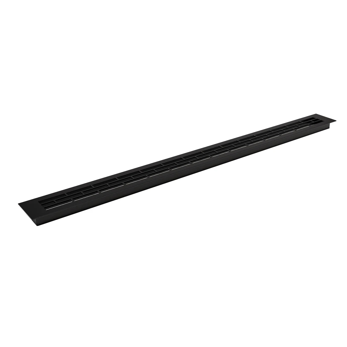 Ventilační mřížka černá - 80x6,5 cm - 210 cm²